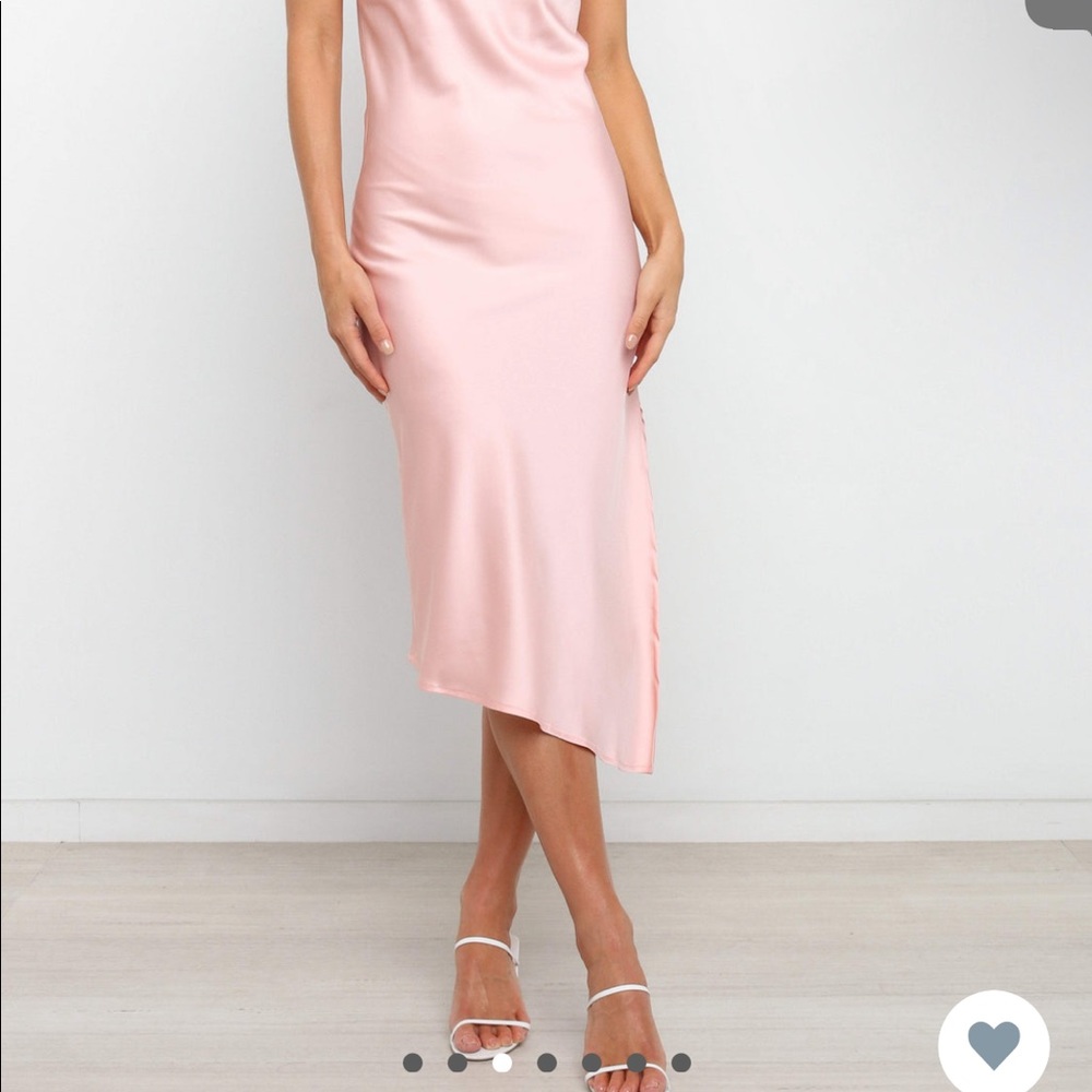 Petal & Pup Satin Midi Dress